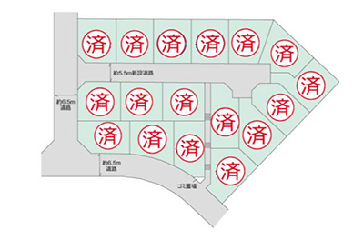 青葉区あざみ野4丁目　区画図